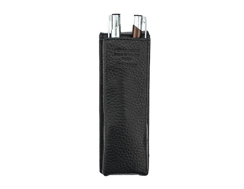 męskie etui pierre cardin skóra naturalna czarny