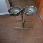 Comedouro em inox para cães