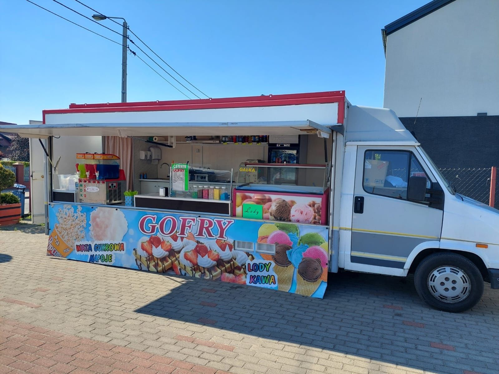 Foodtruck Gofry Lody Sorbet