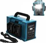 ISSIYOG 4portowy Falownik Konwerter 350W Kompatybilny z Makita 18V