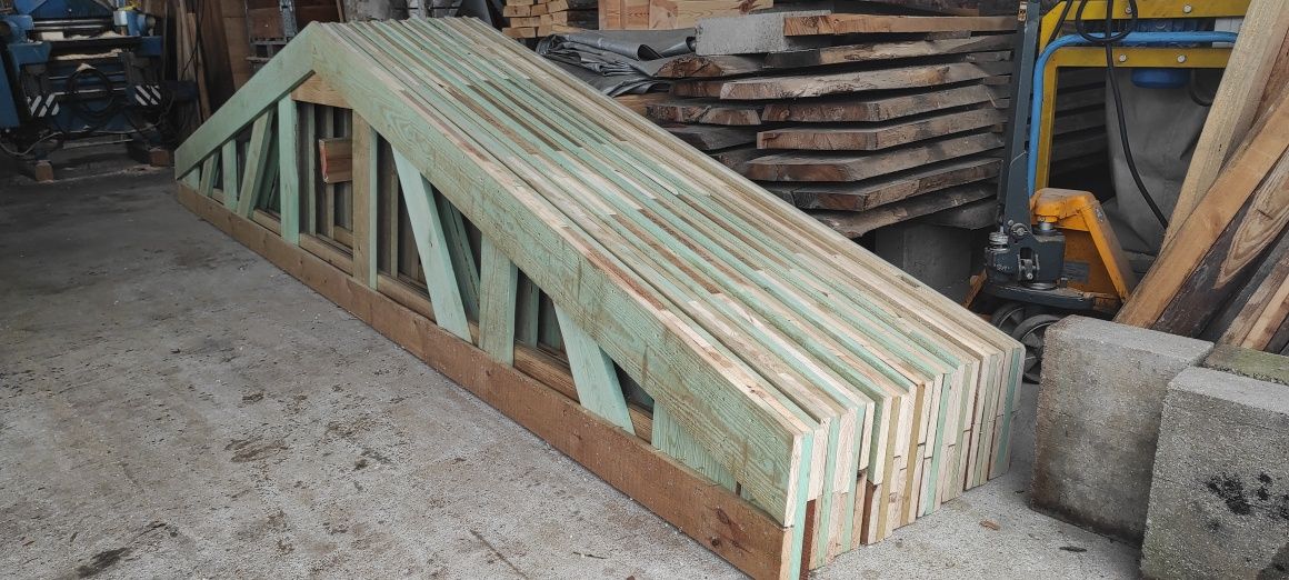 Konstrukcja drewniana dachu (kratownica)