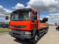Renault KERAX 6x4  430 KM, HIAB XS211EP-4 HIDUO , udzwig 7200 kg , zasięg 13,5 metra , rotor, 5i6 funkcja, terenowy, blokady , energetyka, budowa, teren  6x4 z HDS HIAB 211 4 wysuwy , 5i6 funkcja, rotor