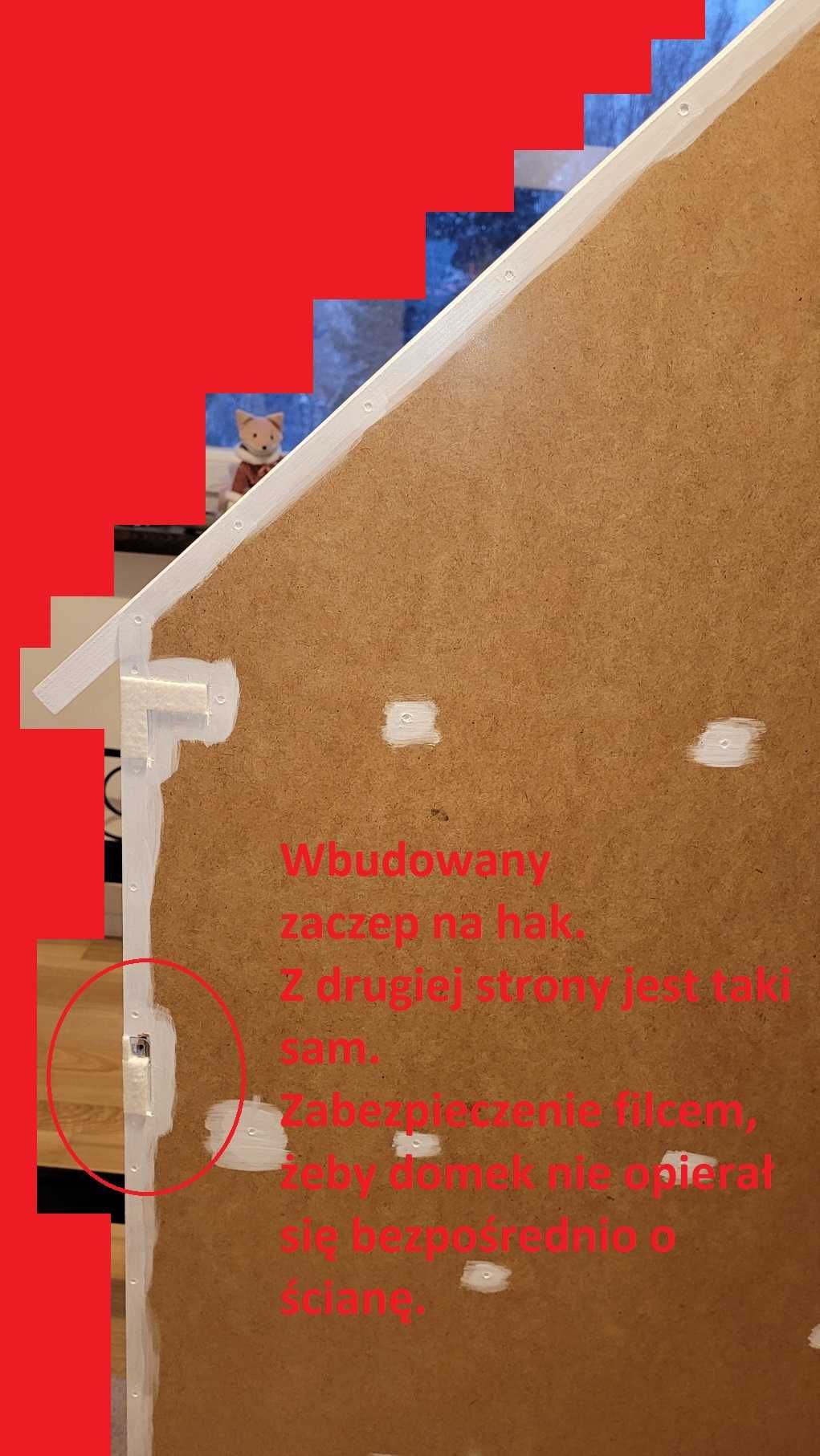 Regał z półkami domek dla dziecka - WŁASNY WYRÓB !