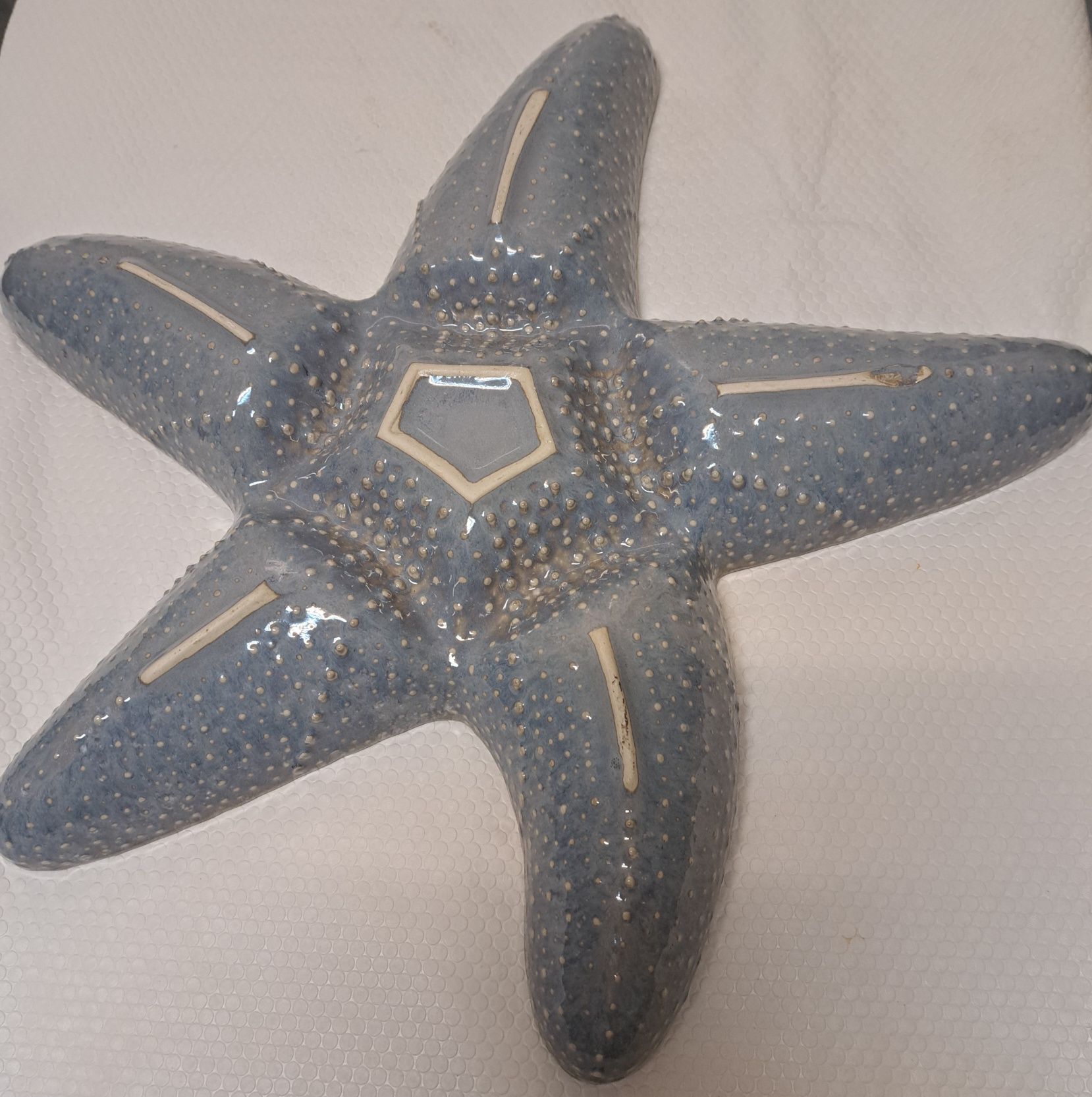 Prato de Aperitivos  - Estrela em Cerâmica vidrado