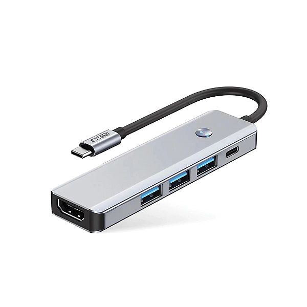 Tech-Protect Hb01 Hub Adapter 5In1 Type-C + Usb3.0 + Hdmi 4K 60Hz + Pd