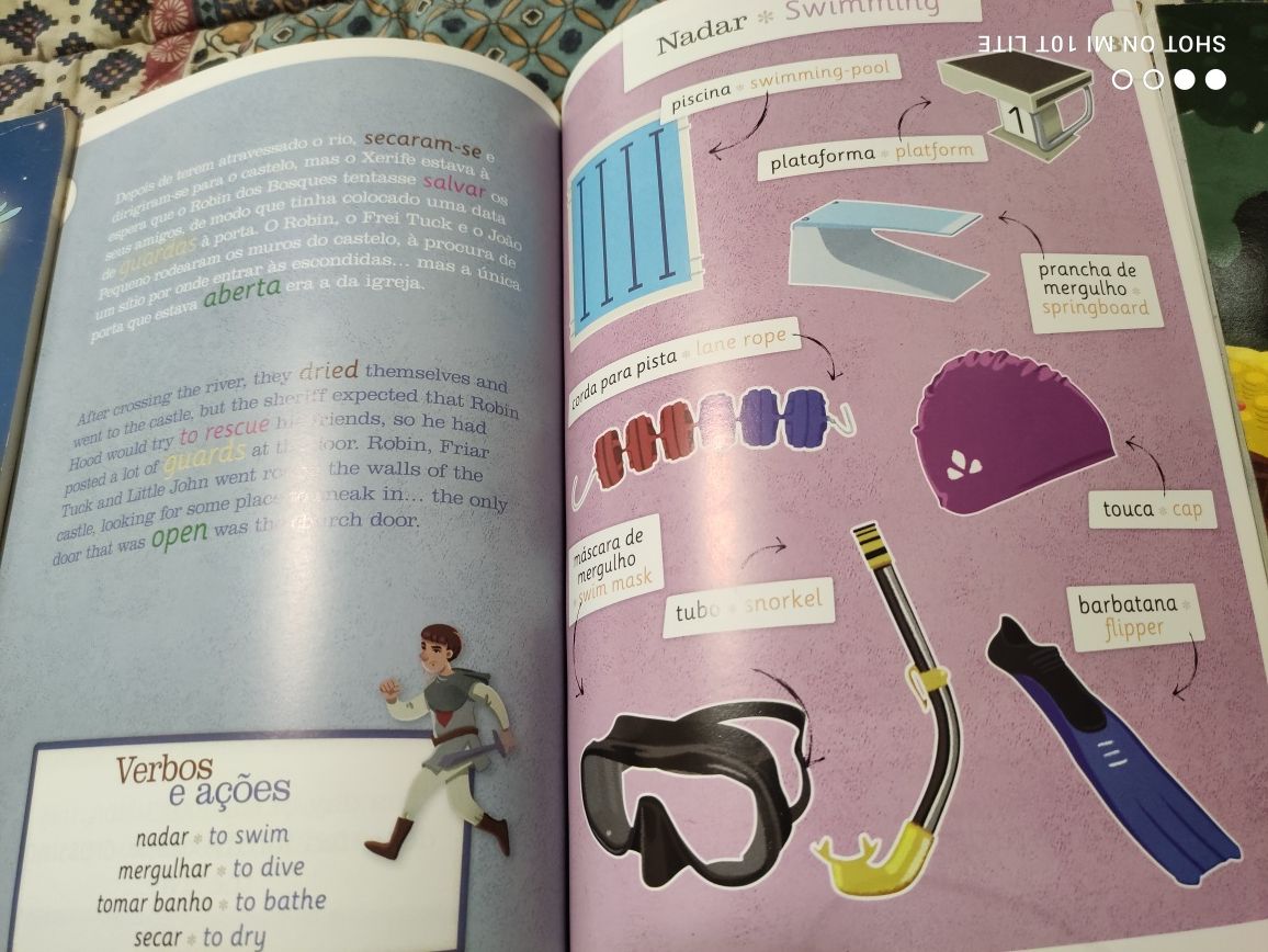 Livros de Aprendizagem de Inglês com Imagens