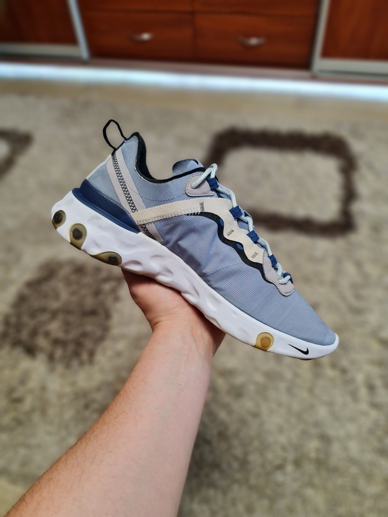 Оригинальные кроссовки Nike React Element 55 Indigo Fog 44р. 28см.