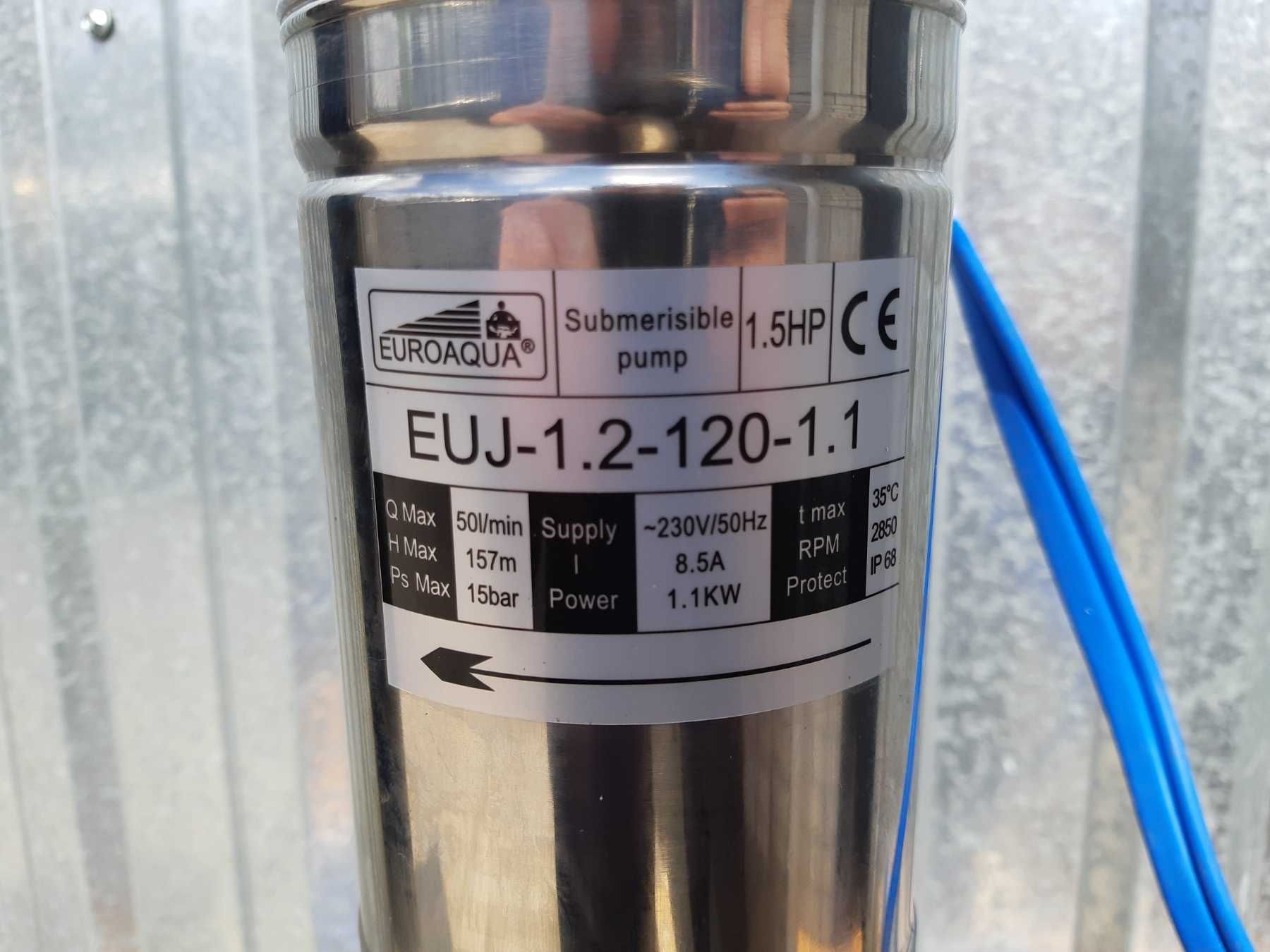 Насос глибинний Euroaqua EUJ 1.2-120 (1.1 кВт)