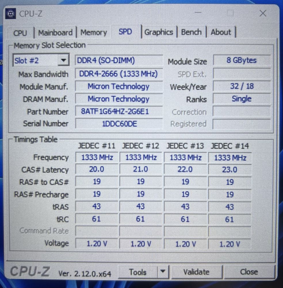 Pamięć RAM do laptopa - DDR 4 - 16Gb 2x8Gb
