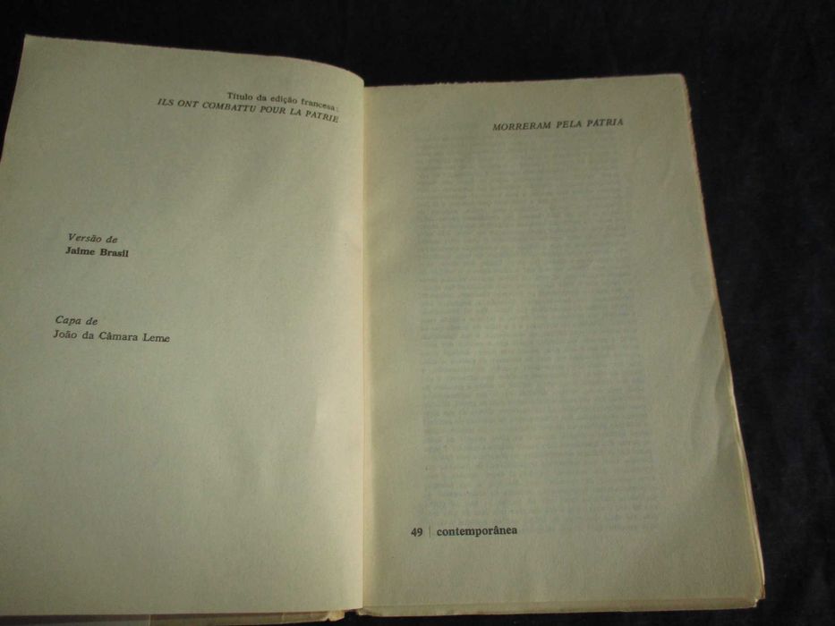 Livro Morreram pela Pátria Mikail Cholokov