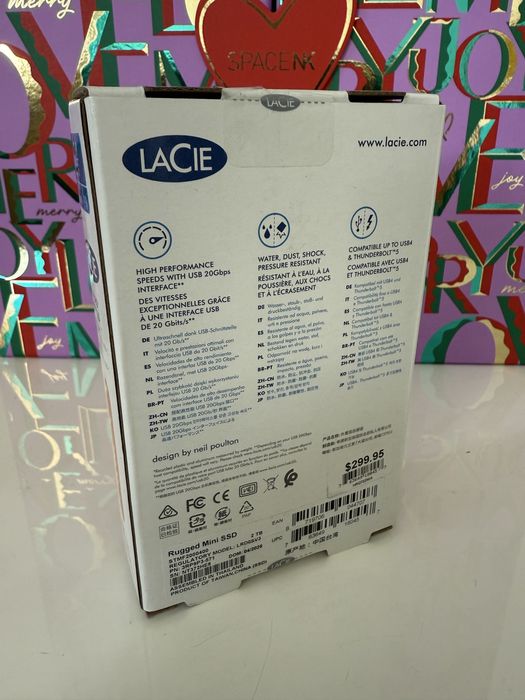 SSD !!! ЗОВНІШНІЙ накопичувач LaCie Rugged Mini SSD 2TB (STMF2000400)