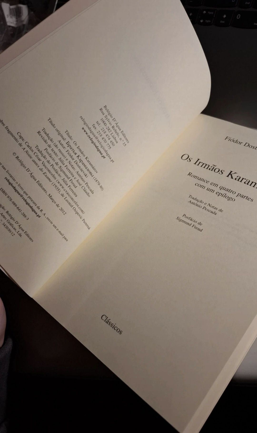 Os irmãos Karamazov, de Fiodor Dostoievski