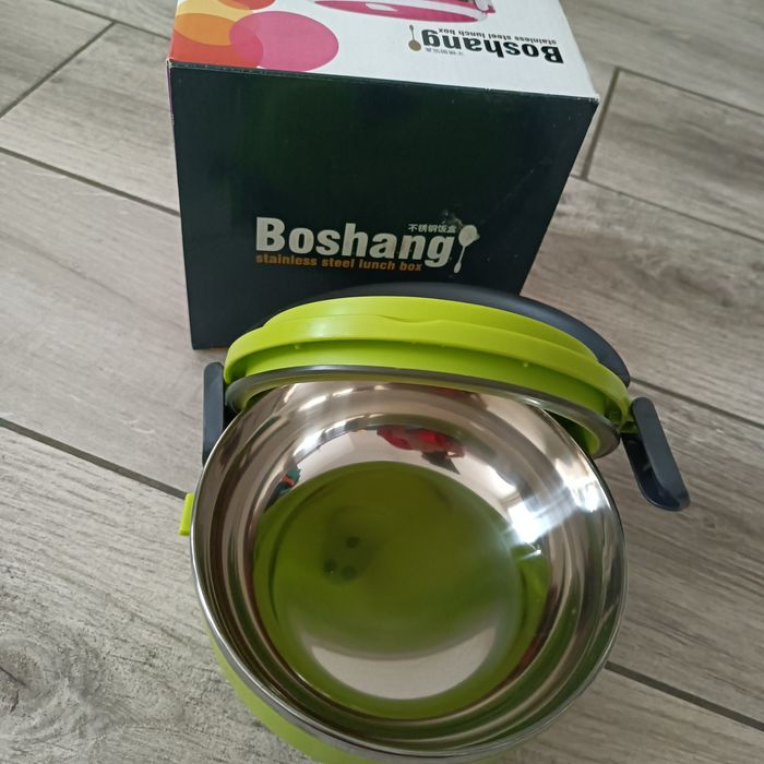 Lunch box ze stali nierdzewnej zielony 700 ml