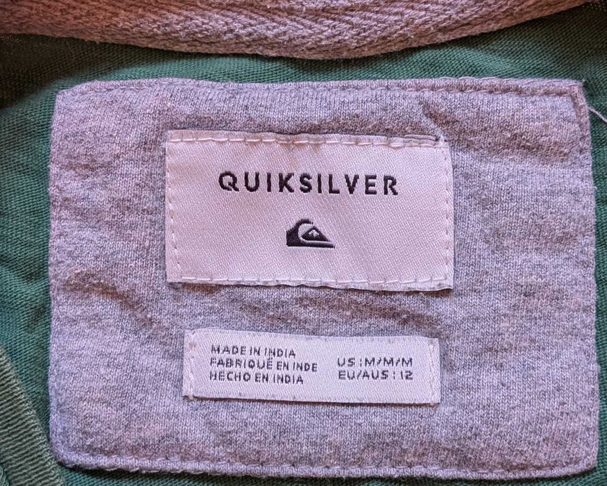2 T-shirts de algodão da ELEMENT e QUIKSILVER 12a