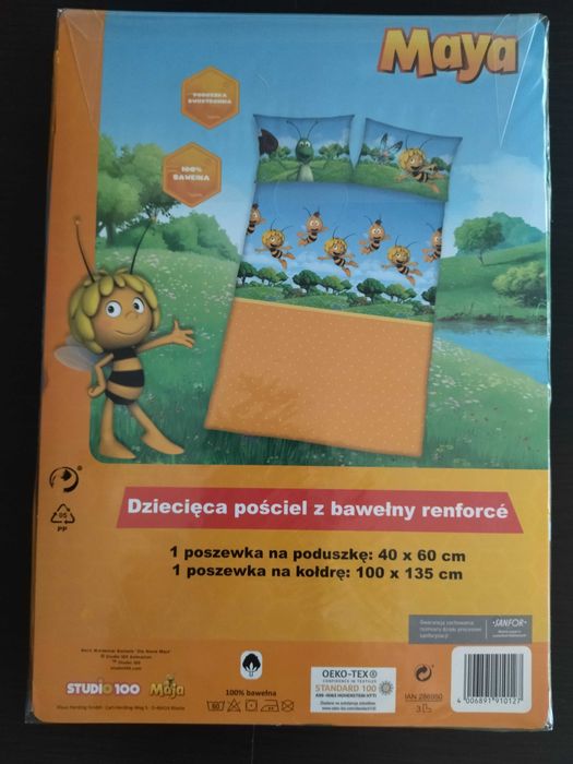 Poszewka, pościel dziecięca Maja