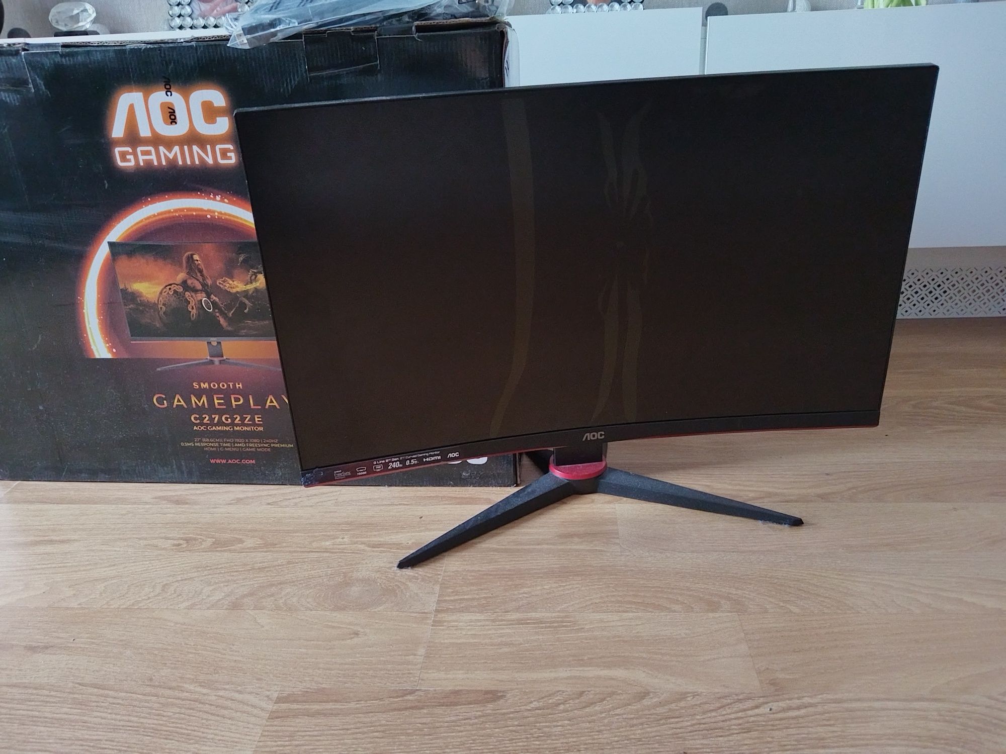 Monitor AOC G2 27'' 1920x1080px 240Hz 0.5ms Curved