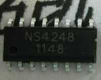 Мікросхема NS4248, двох канальний стерео підсилювач, SOP16
