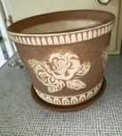 Doniczka osłonka ceramiczna kamionkowa