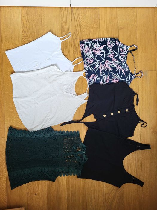 Zestaw / paka koszulek damskich M