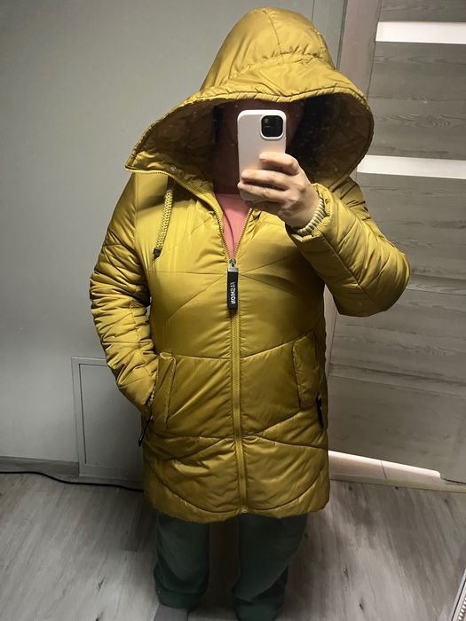 Długa kurtka zimowa, roz.44