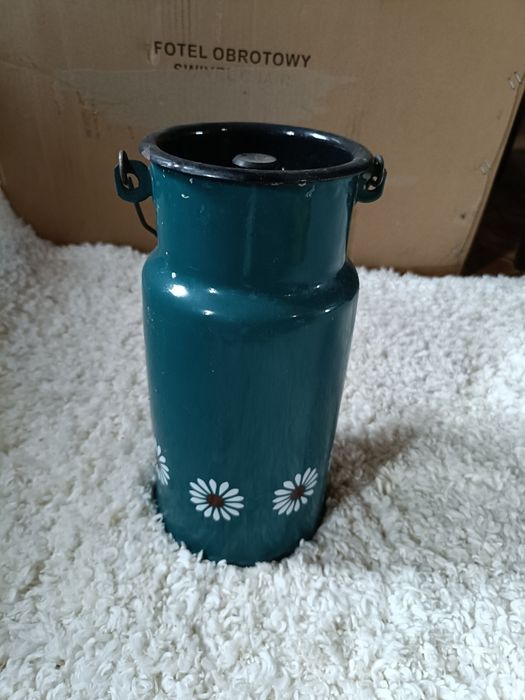 Dzbanek kanka bańka na mleko PRL vintage