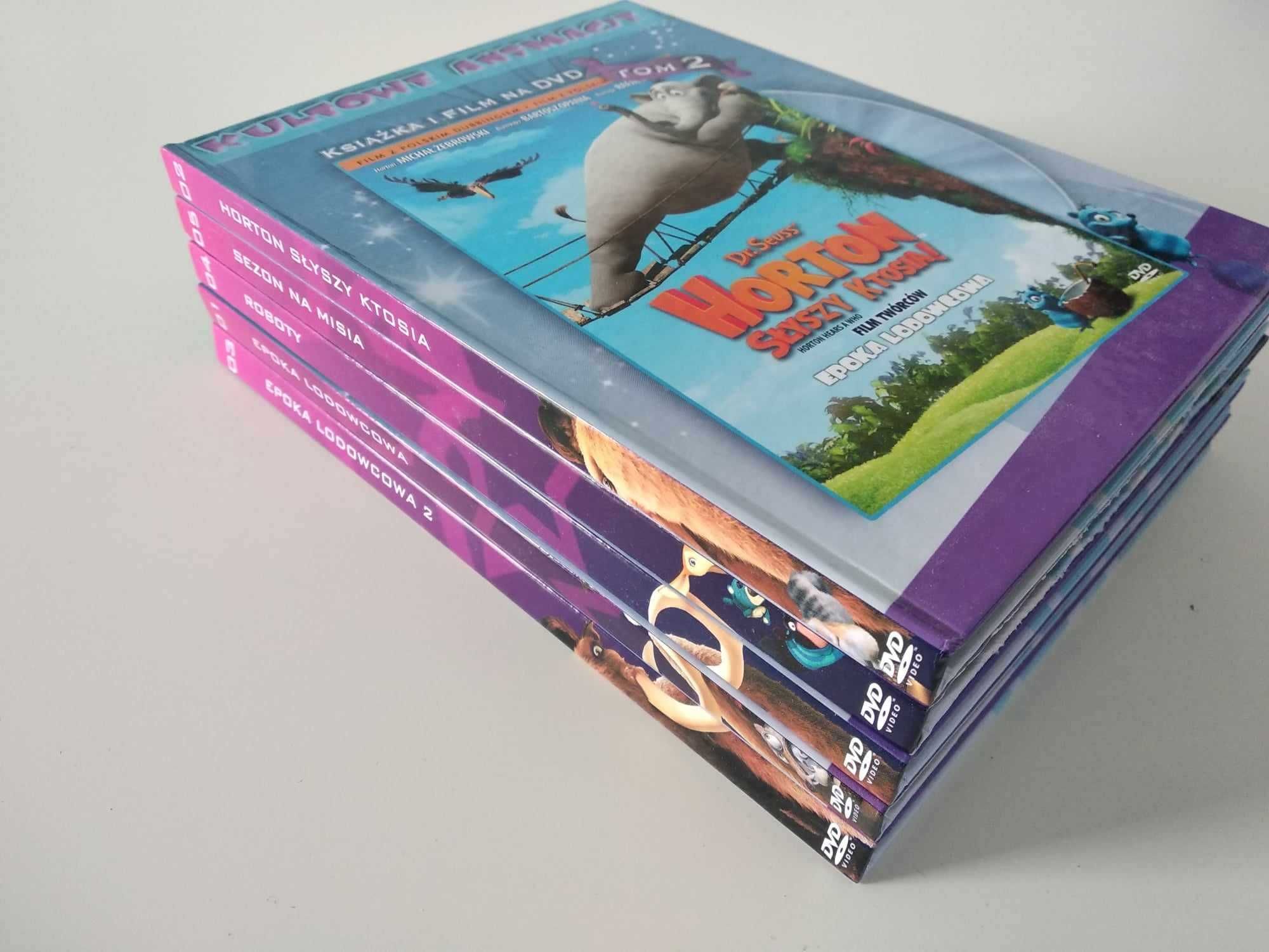 5 x DVD Kultowe Animacje - Epoka Lodowcowa, Horton, etc