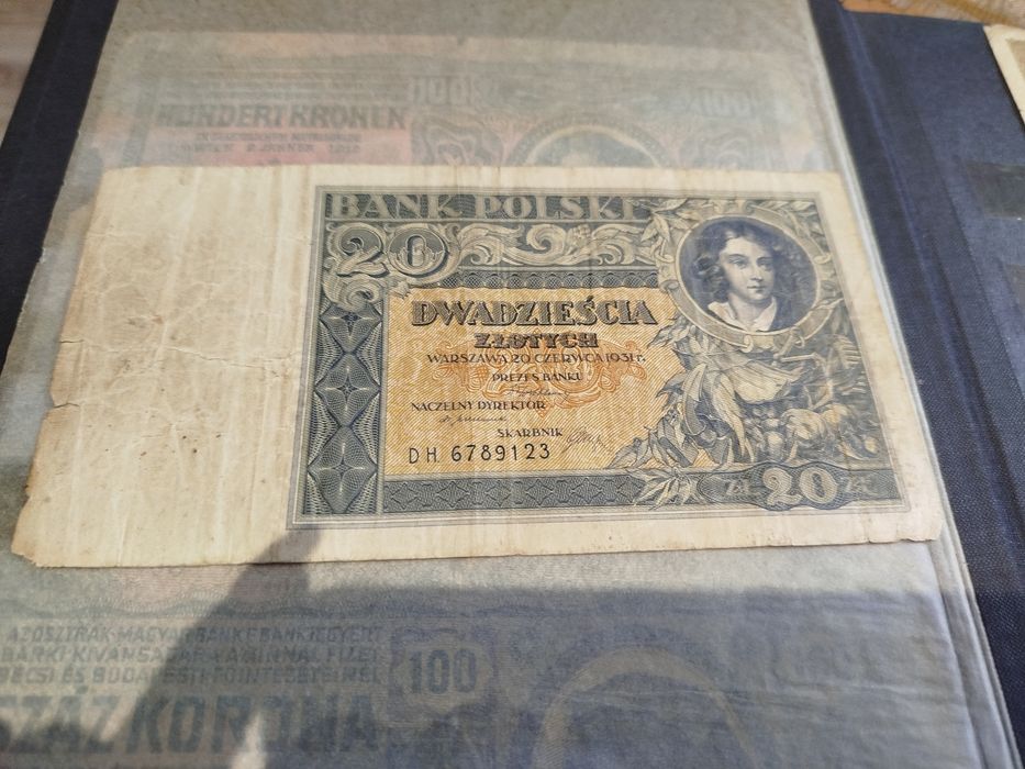 Stare banknoty przedwojenne