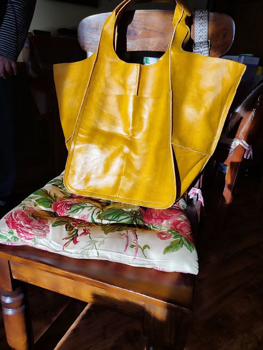 Duża torba żółta