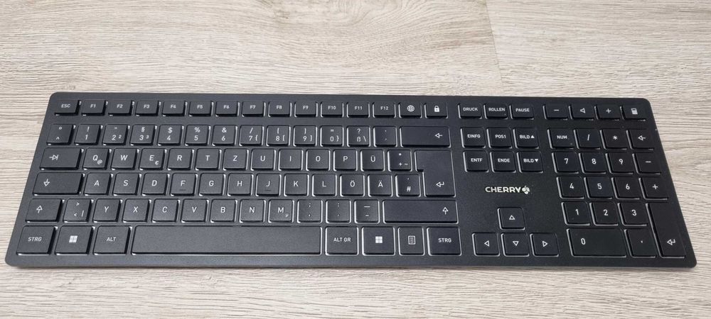 Klawiatura bezprzewodowa CHERRY KW9100 SLIM ukł. QWERTZ Bluetooth s517