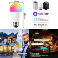 Розумна лампочка WiFi 18W Е27 RGB LED Smart з керуванням зі смартфона