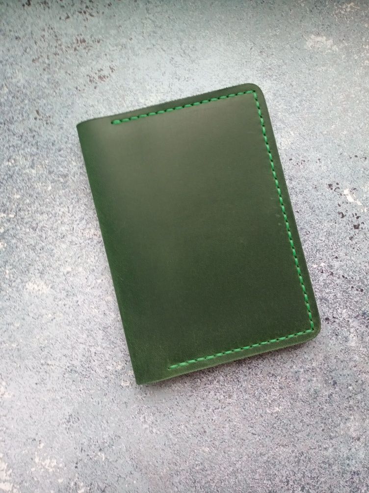 Шкіряне портмоне докхолдер чохол на автодокументи кожаный гаманець