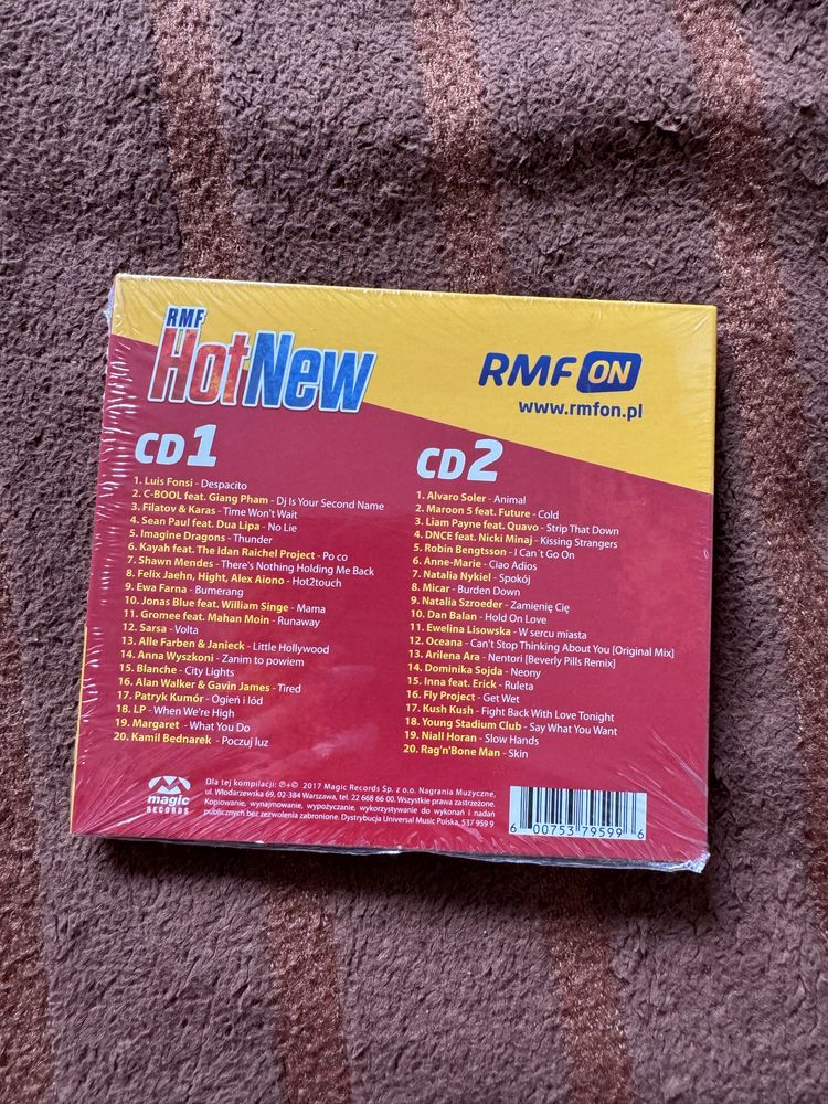 Płyta CD RMF Hot New vol. 12, 2 CD, nowa w folii
