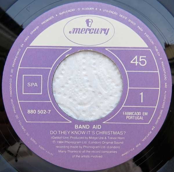 Band Aid – Do They Know It's Christmas? Novo - Nunca tocou