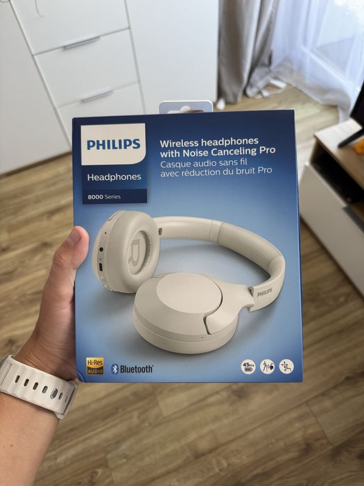 Nowe Słuchawki bezprzewodowe Philips TAH 8506 ANC