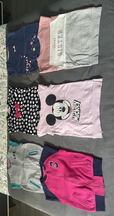 Bluzy dziewczęce 122/128 H&M, Pepperts, Pepco