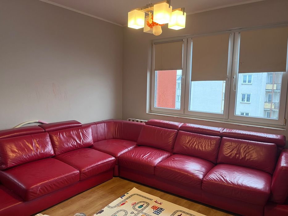 Kanapa skórzana rozkładana