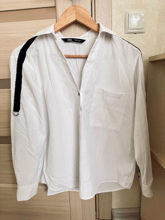 Жіноча рубашка біла zara
