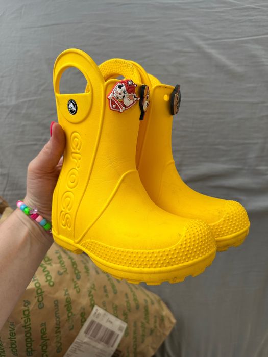Crocs 12803 kalosze dziecięce z psi patrol  żółte rozm 26-28 C 10