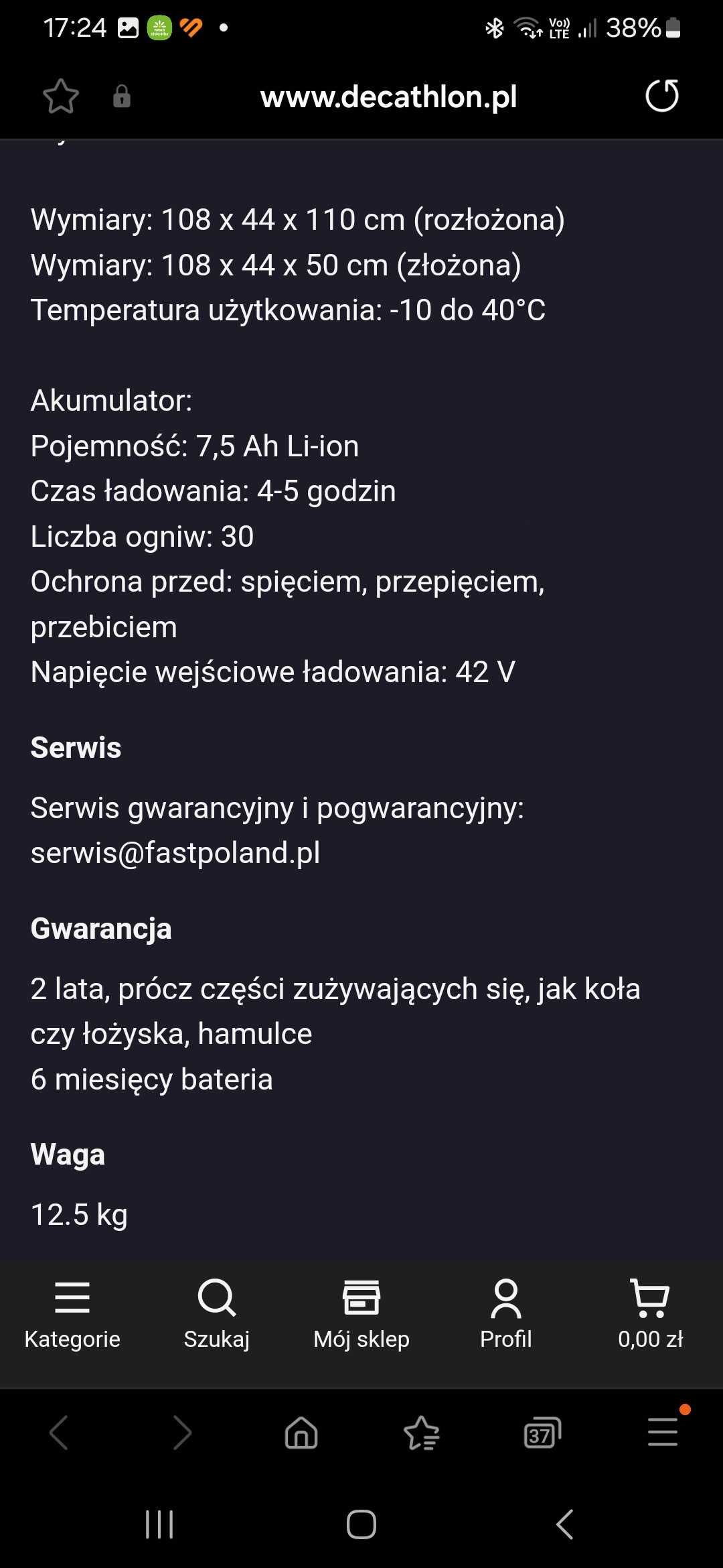 Hulajnoga elektryczna SENCOR SCOOTER ONE S20