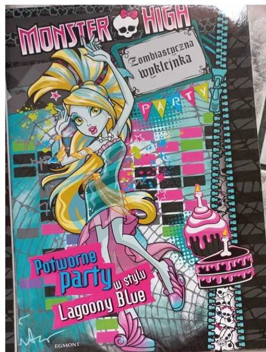 Zombiastyczna wyklejanka 3 książeczki