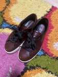Кроссовки Prada Luxury Brown Leather Sneakers