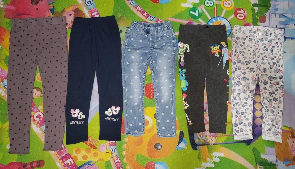 Джинси для дівчинки 2/4 роки, джинсы 98/104 та 104/110 рост, лосин