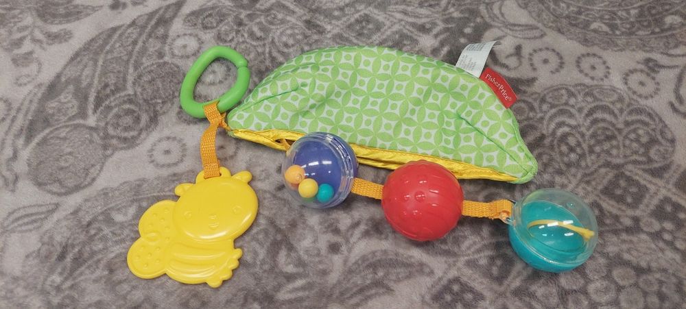 Fisher Price zielony groszek, zawieszka