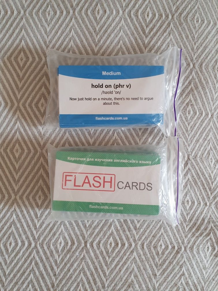 Флеш кардс (Flash cards) для вивчення англійської