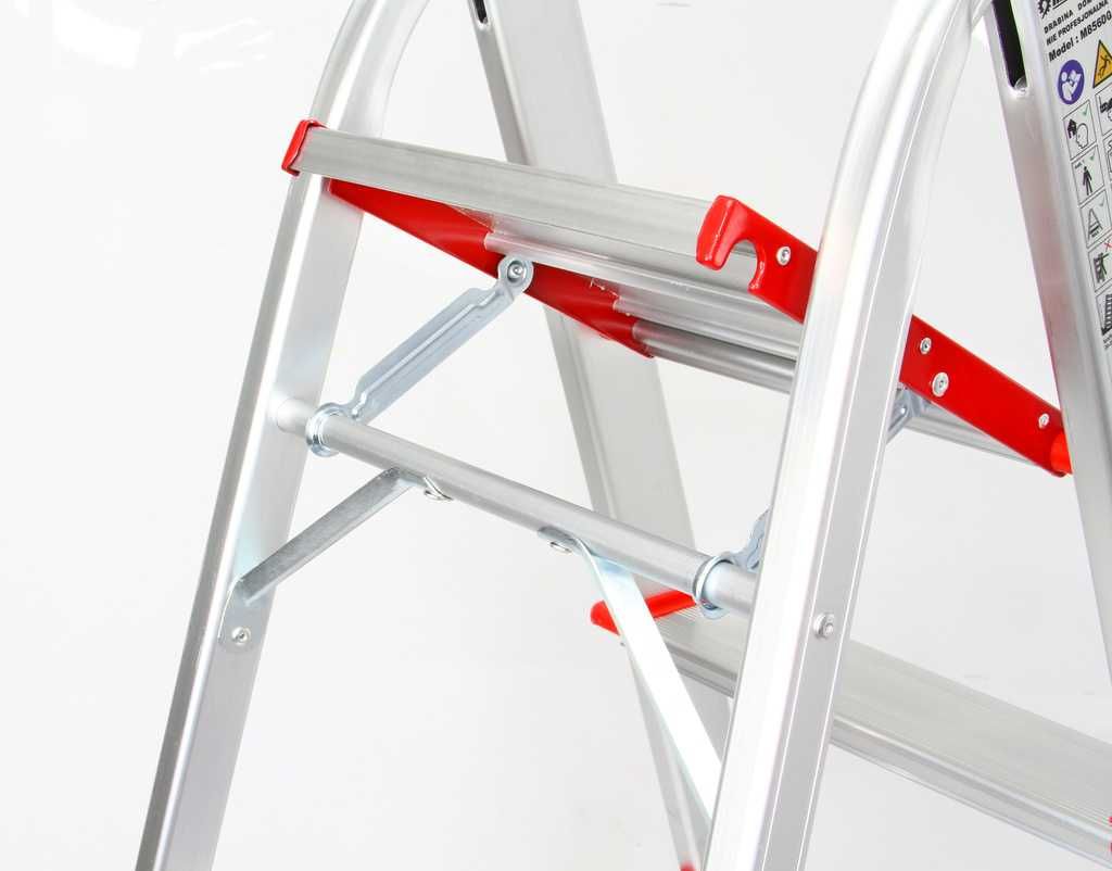 DRABINA drabinka domowa 3 stopniowa aluminiowa ALU3 MOCNA podest 150KG