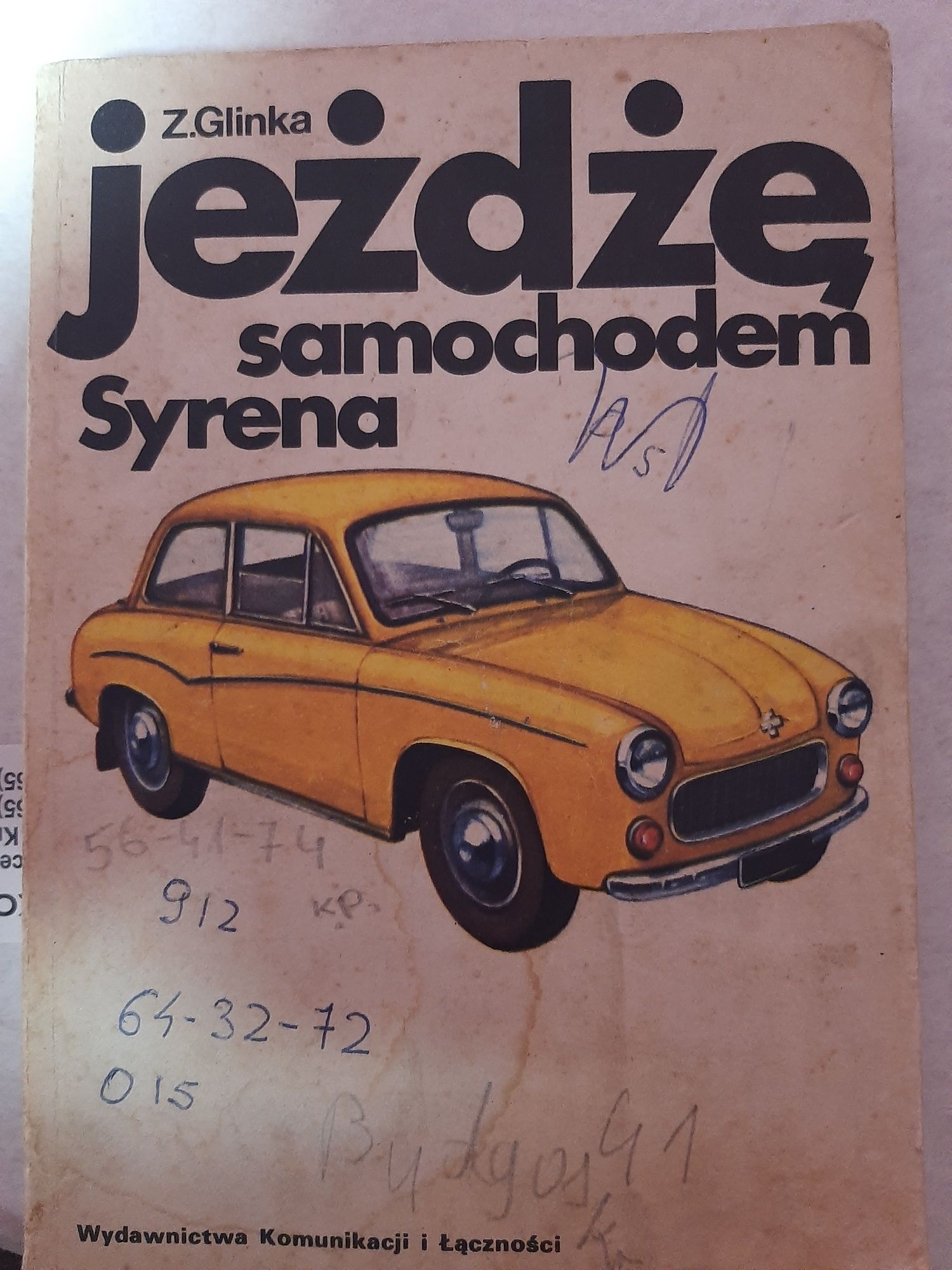 Książka jeżdżę samochodem Syrena