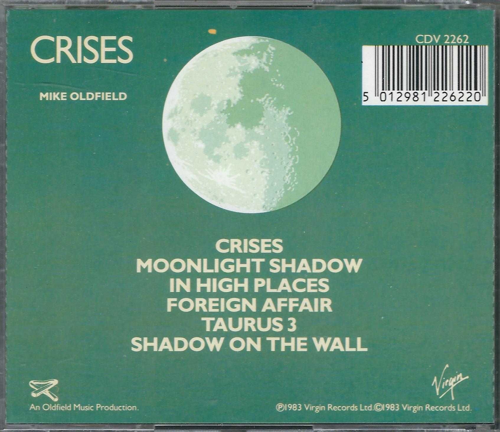 CD Mike Oldfield - Crises (1983) (Virgin)