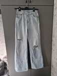 Jeansy damskie z dziurami h&m
