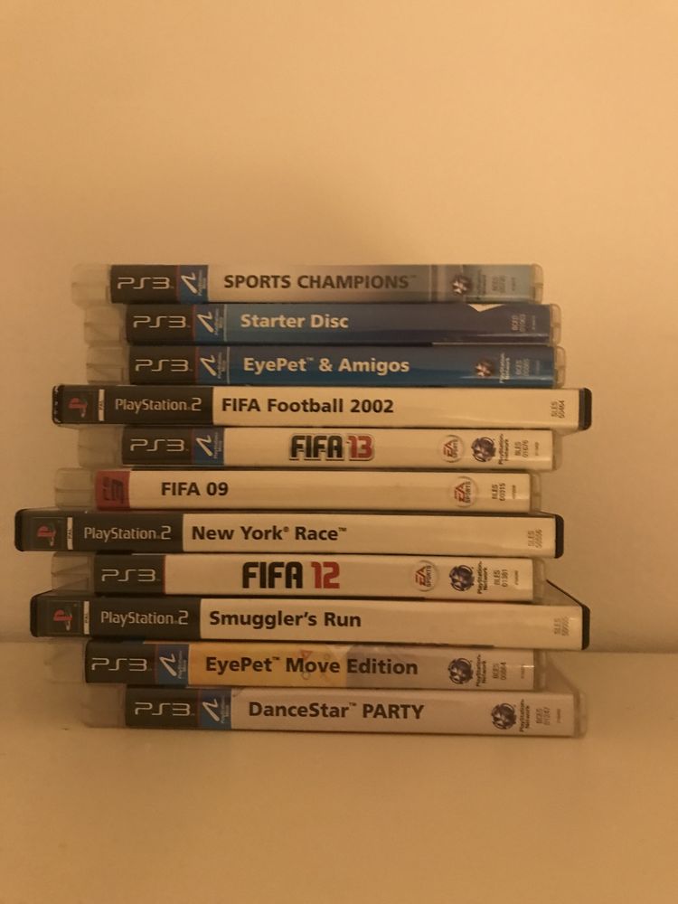 Jogos de PS2 e PS3 pouco usados e em bom estado