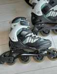 Rolki Oxelo fit junior 35-38 czarne zielone